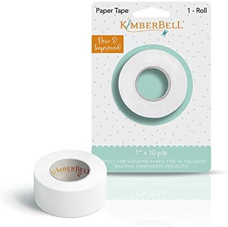 Kimberbell Paper Tape - 1 Roll, Size: 1" x 10 Yds, Sewing & Machine Embroidery, Easy Attachment, No  | Amazon (US)