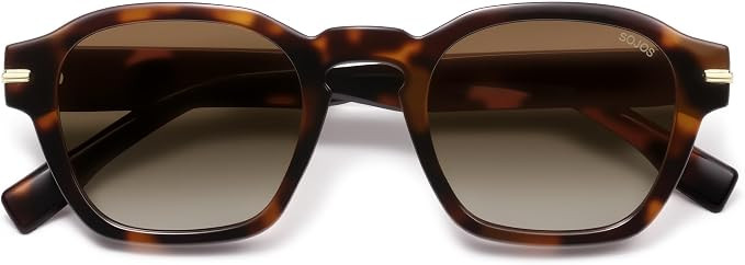 SOJOS Retro Square Polarized Sunglasses Men Trendy Womens SJ2382 | Vintage UV400 90s Sun Glasses ... | Amazon (US)