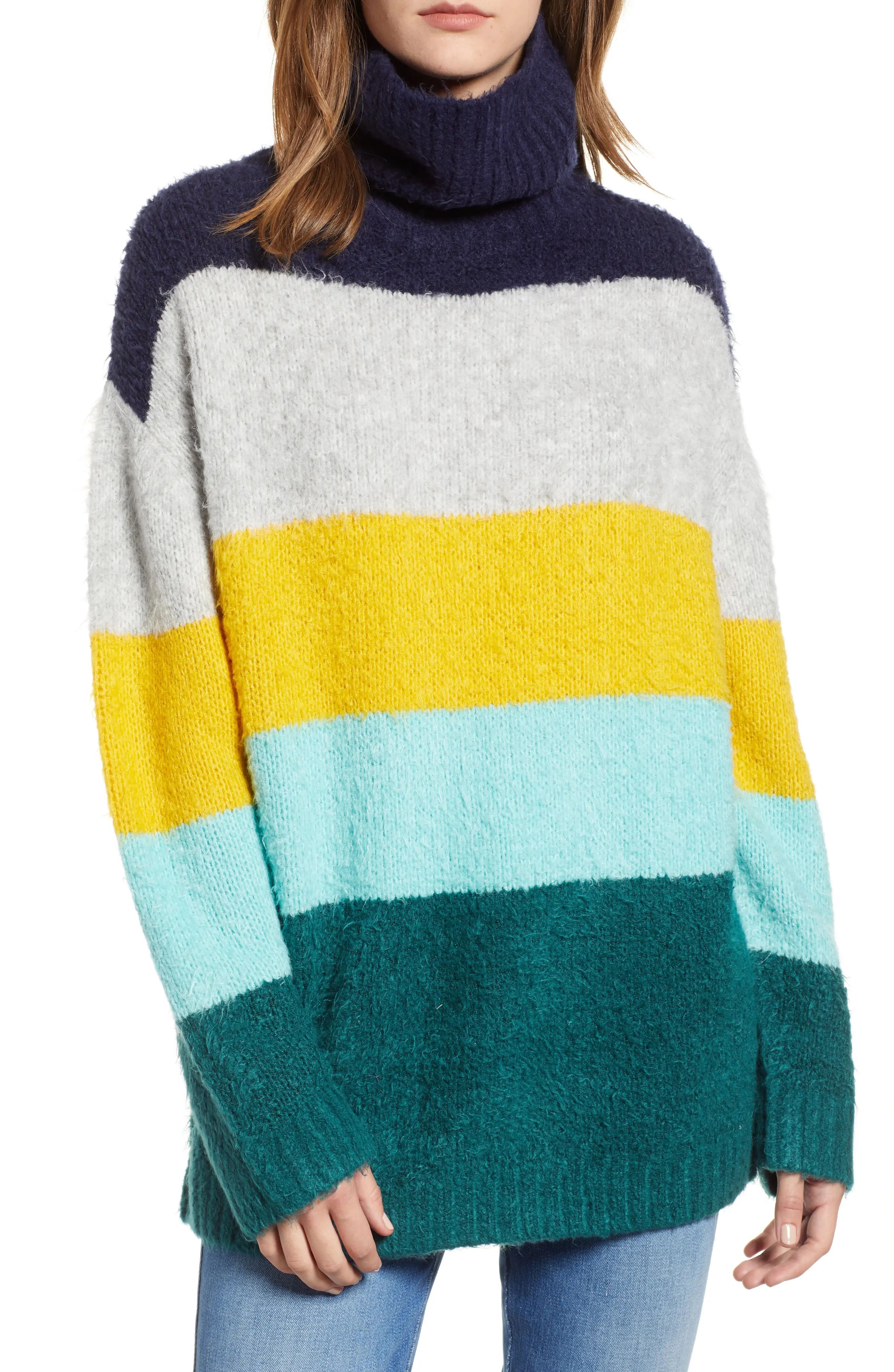 Chelsea28 Bold Stripe Oversize Sweater | Nordstrom