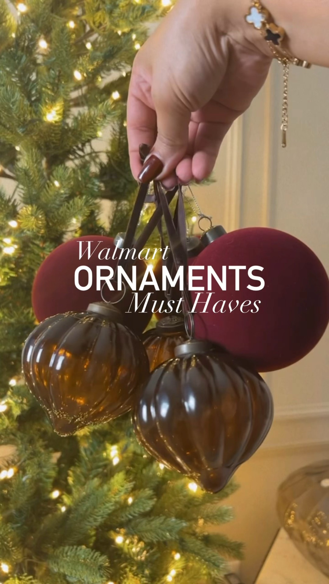 WALMART ORNAMENTS 2025
#ornaments #flocked #brown #flocked #christmastree #christmas

#LTKU #LTKSeasonal #LTKHome