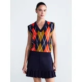 Free Assembly Women's Argyle V-Neck Sweater Vest, Sizes XS-XXL | Walmart (US)