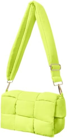 NAARIIAN Shoulder bags for women, Lightweight small puffer purses waterproof, handwoven puffy bag... | Amazon (US)