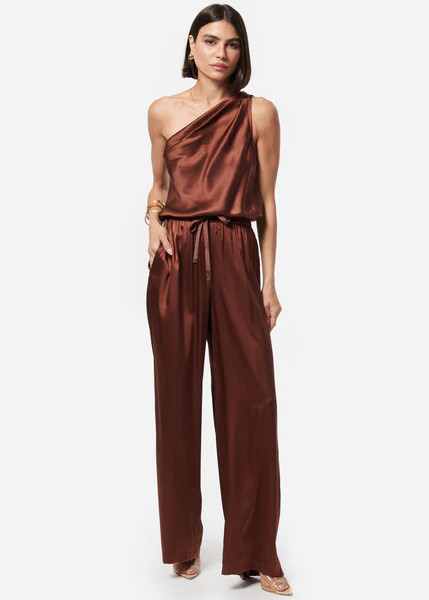 Sena Wide Leg Pant Coffee | CAMI NYC