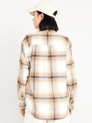 Button-Down Flannel Tunic | Old Navy (US)