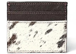 Merbaa Cowhide Hair on Card Holder Western Cowboy Cowgirl Fashion Slim Card Holder| Genuine Cowhi... | Amazon (US)