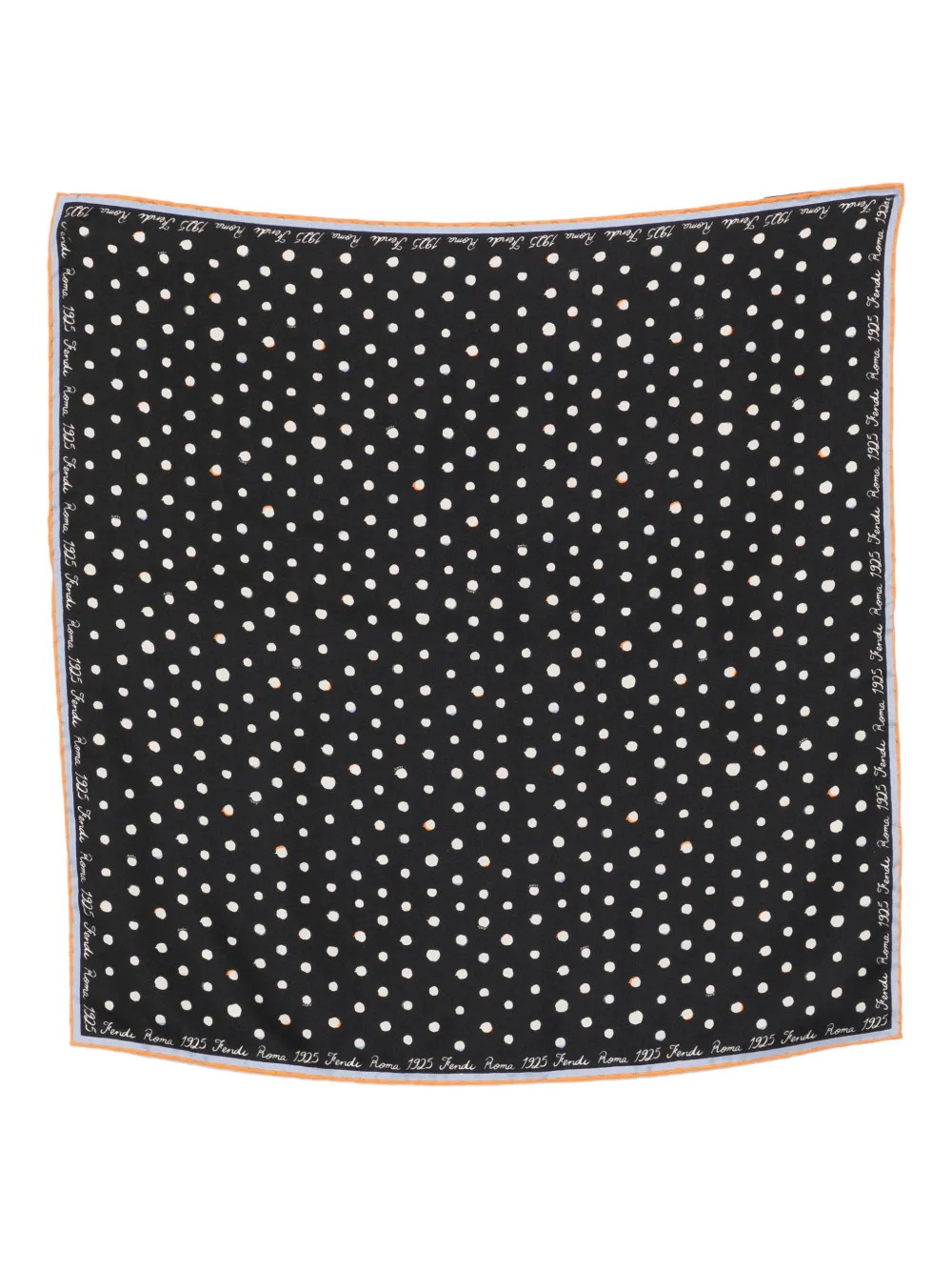 Falena Dots print silk scarf | Farfetch Global
