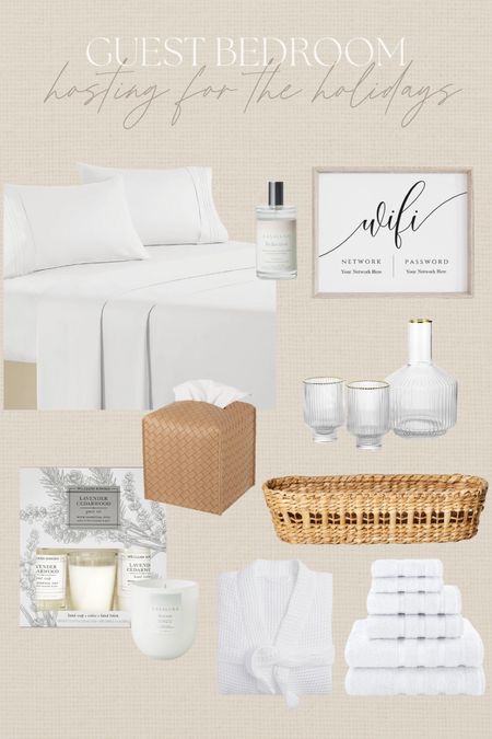 Guest bedroom ready for the holidays #guestroom #hosting #bedroom #giftideas #amazon #williamssonoma 

#LTKunder50 #LTKhome #LTKHoliday