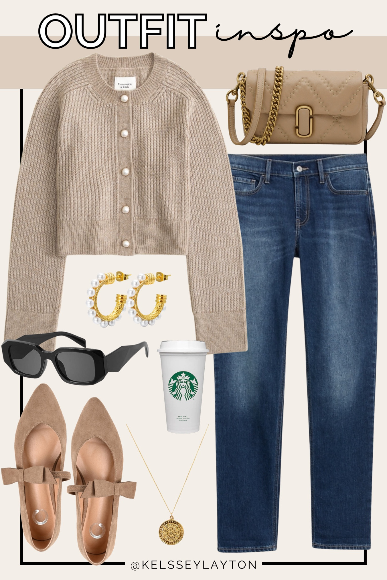 Outfit idea, Abercrombie, Pearl button sweater, dsw 

#LTKshoecrush #LTKfindsunder50 #LTKsalealert