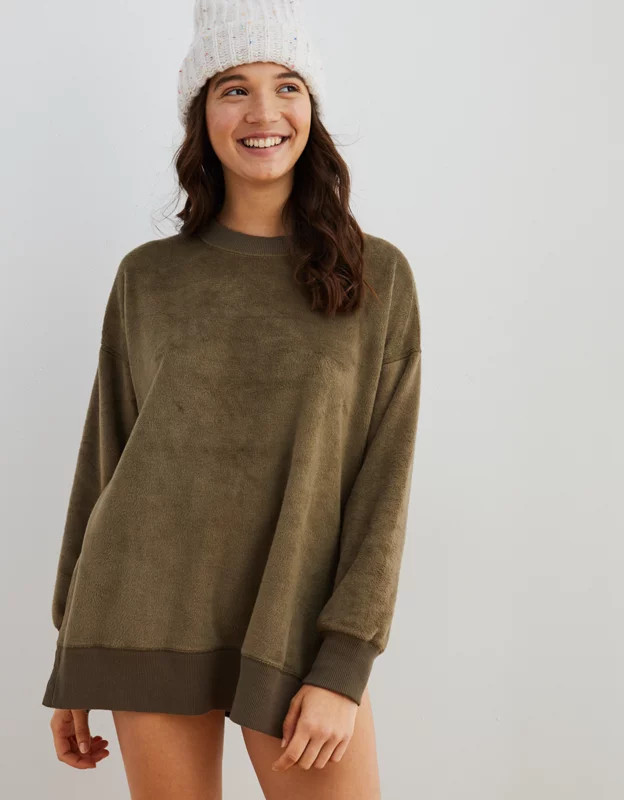 Aerie Oversized Coziest Desert Sweatshirt | American Eagle Outfitters (US & CA)