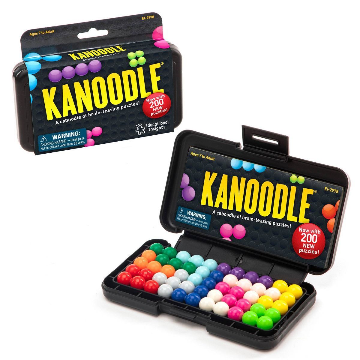 Educational Insights Kanoodle Brain-Twisting Solitaire Game 14pc | Target