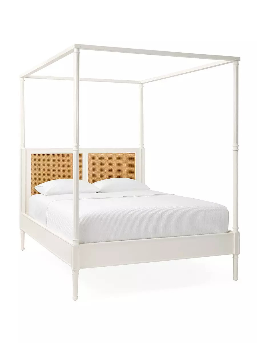 Harbour Cane Four Poster Bed | Serena and Lily