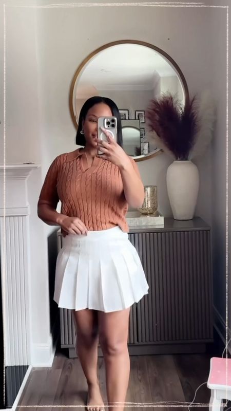 Amazon $40 outfit! Knitted cable polo top with pleated skirt. ✨

Amazon outfit idea, Amazon must haves, Amazon pleated skirt, old money style 

#LTKsalealert #LTKSeasonal #LTKstyletip
