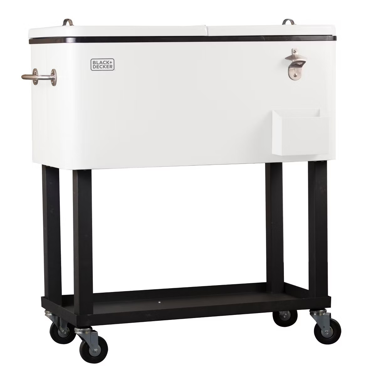 BLACK+DECKER Mobile Cooler Cart, 20-Gallon Capacity, White | Target