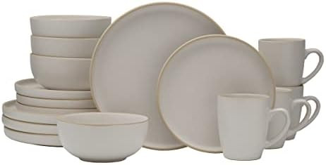 Scott Living Oakhurst 16 Piece Dinnerware Set, Service for 4, White | Amazon (US)