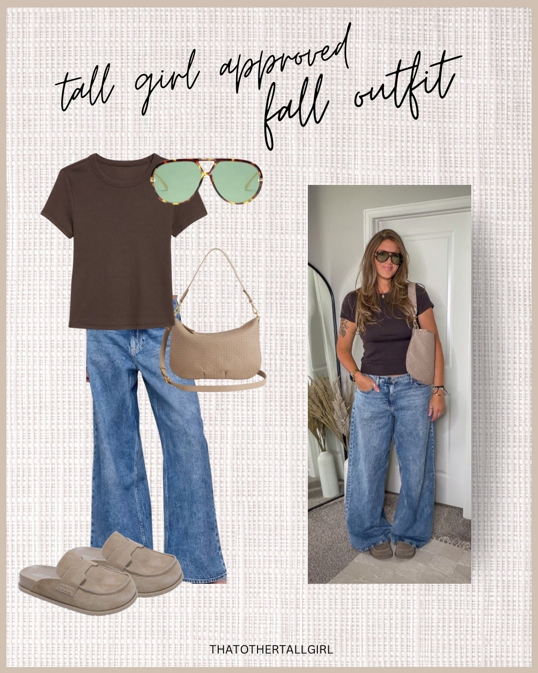 Large tee, 31 tall jeans (sized up for a more relaxed fit) 11 mules

#LTKTall #LTKOver40