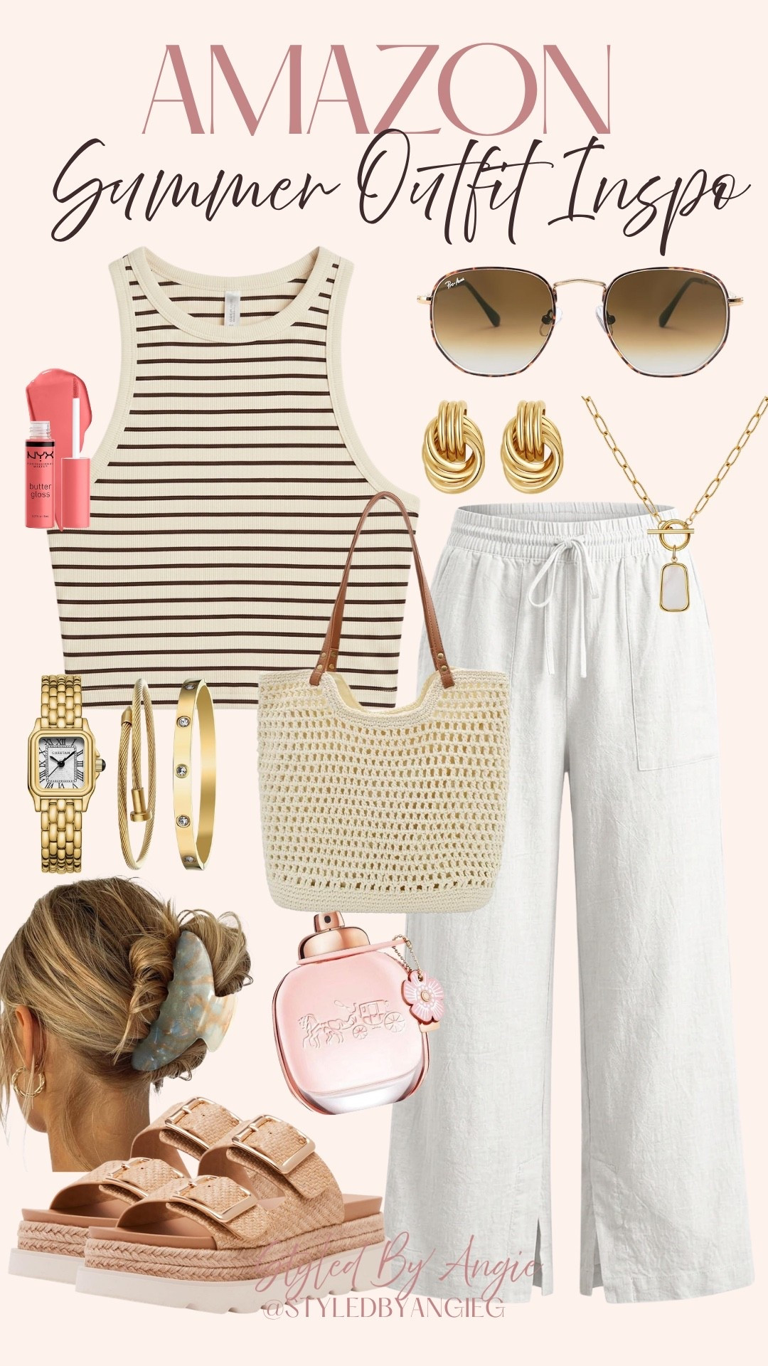 Amazon Summer Outfit Inspo 🩵


amazon fashion, amazon finds, amazon style, summer outfits, summer style, vacation outfits, resortwear, affordable fashion, linen pants, basic tops, accessories, outfit ideas

#LTKootd #LTKSeasonal