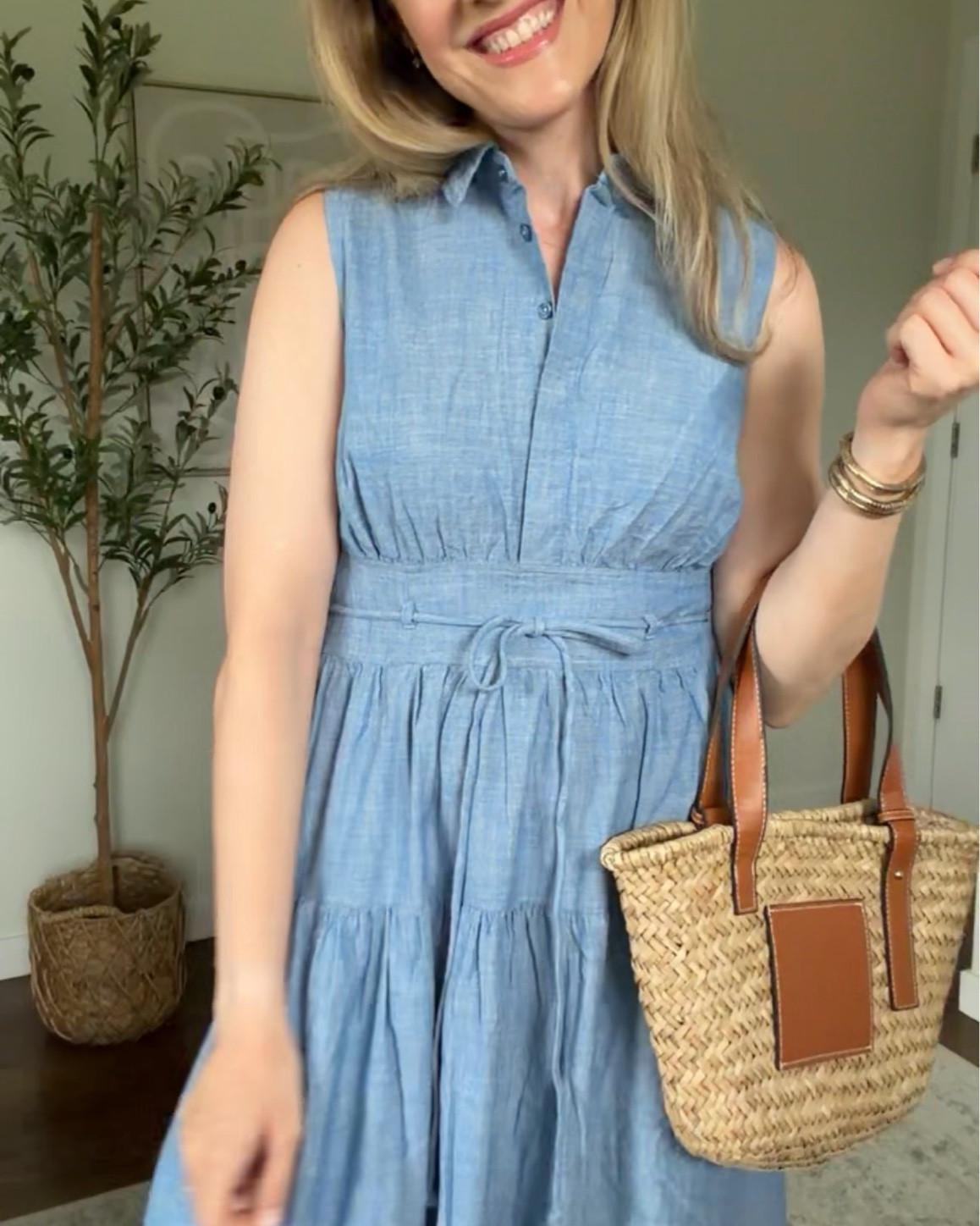 Walmart late summer finds including the best chambray shirt dress, short sleeve double cloth cotton midi dress, stripe cardigan and more. Fit is true to size; I’m wearing a small in each except I sized up to medium in the brown dress and the black/white floral dress. Jeans and shorts tts 6. Don’t size down. #walmartfashion

#LTKOver40