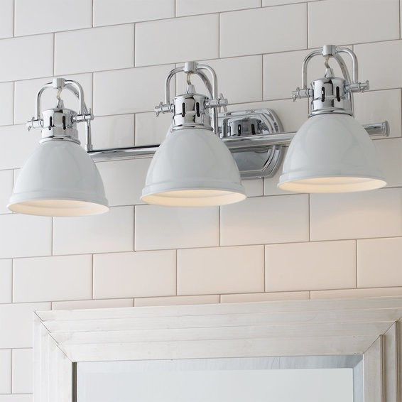 Classic Dome Shade Vanity Light - 3 Light | Shades of Light