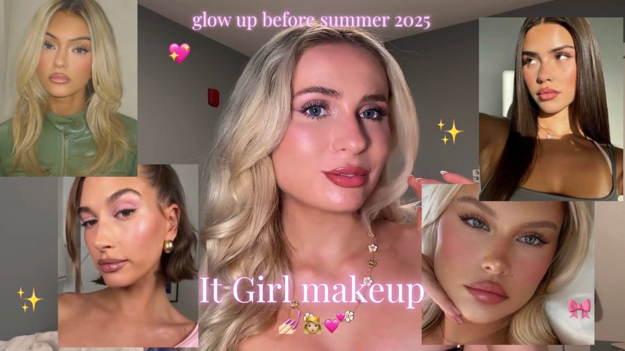 It girl makeup tutorial to glow up by summer 2025 on my YouTube (AugustaHaynes) 💅🏻🎀💓 #itgirl #makeup #glowup #summer2025 #makeuptutorial #LTKBeauty 