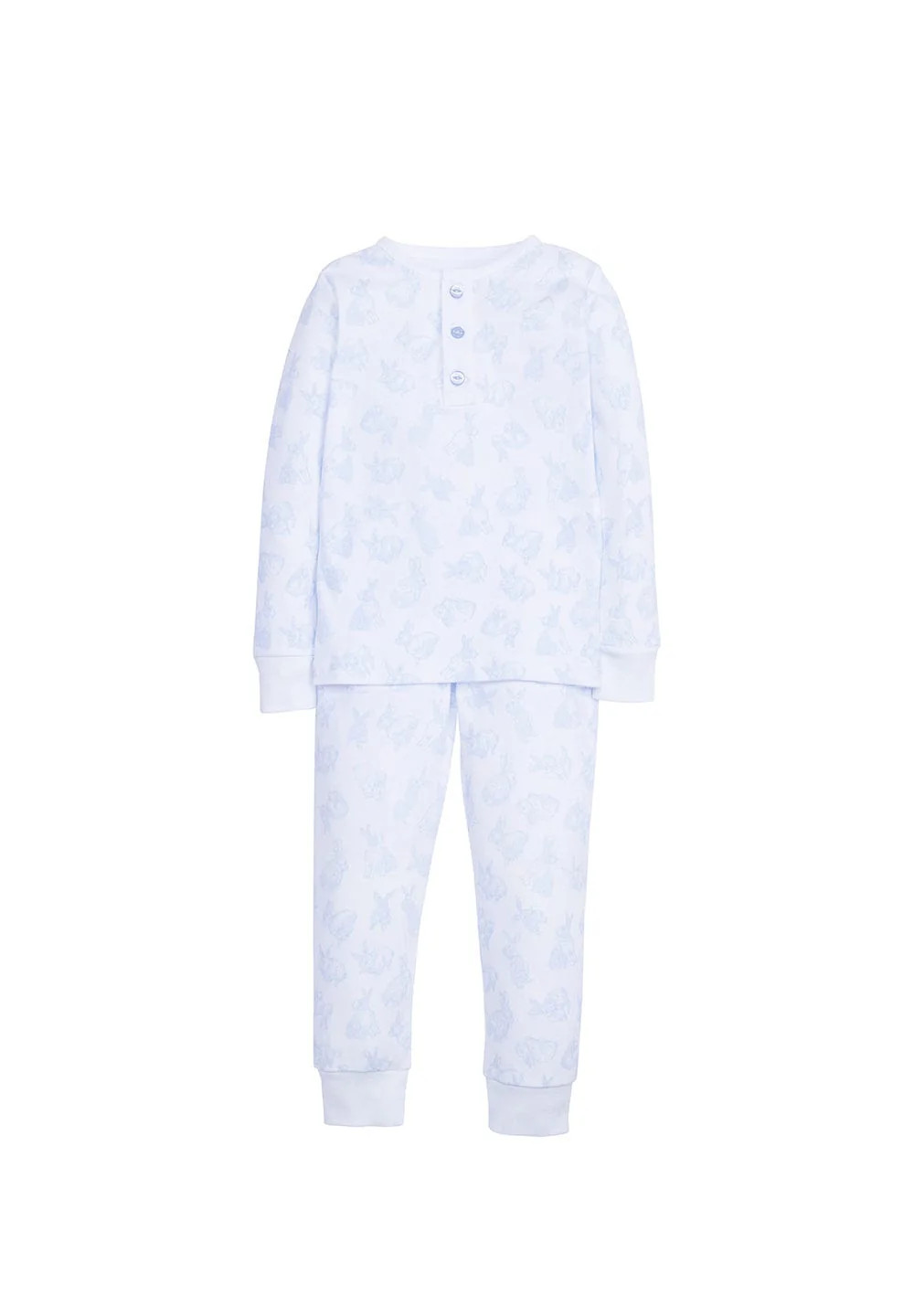 Boy Printed Jammies - Bunny | Little English