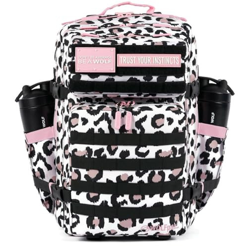 WOLFpak 45L Backpack (Leopard Pink Zip) Camping, Hiking, Gym Backpack | Amazon (US)