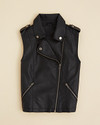 Click for more info about Aqua Girls' Faux Leather Vest - Sizes S-xl