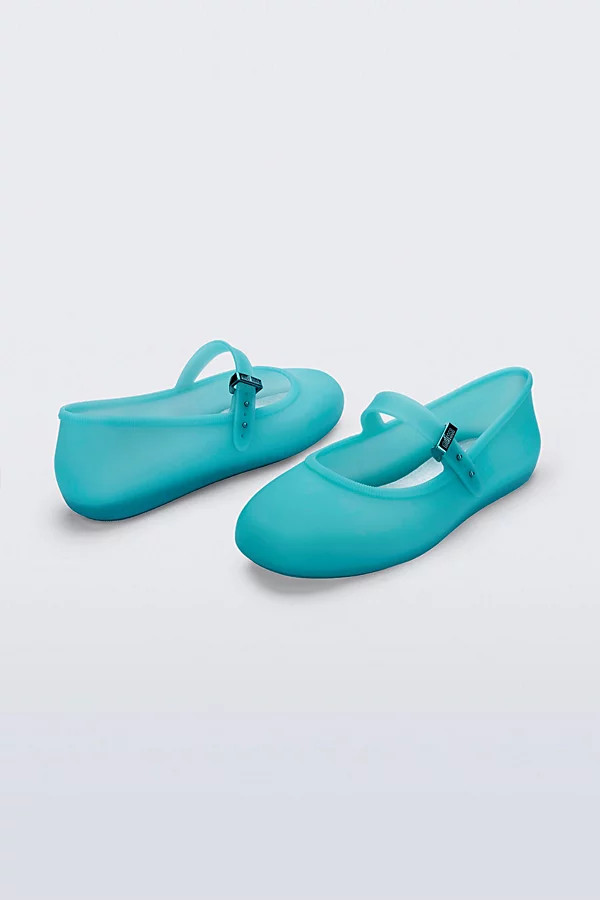 Melissa Soft Jelly Ballerina Flat in Milky Green, Women's at Urban Outfitters | Urban Outfitters (US and RoW)