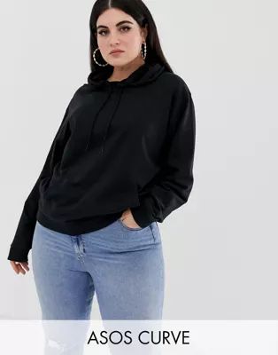 ASOS DESIGN Curve ultimate hoodie in black | ASOS US