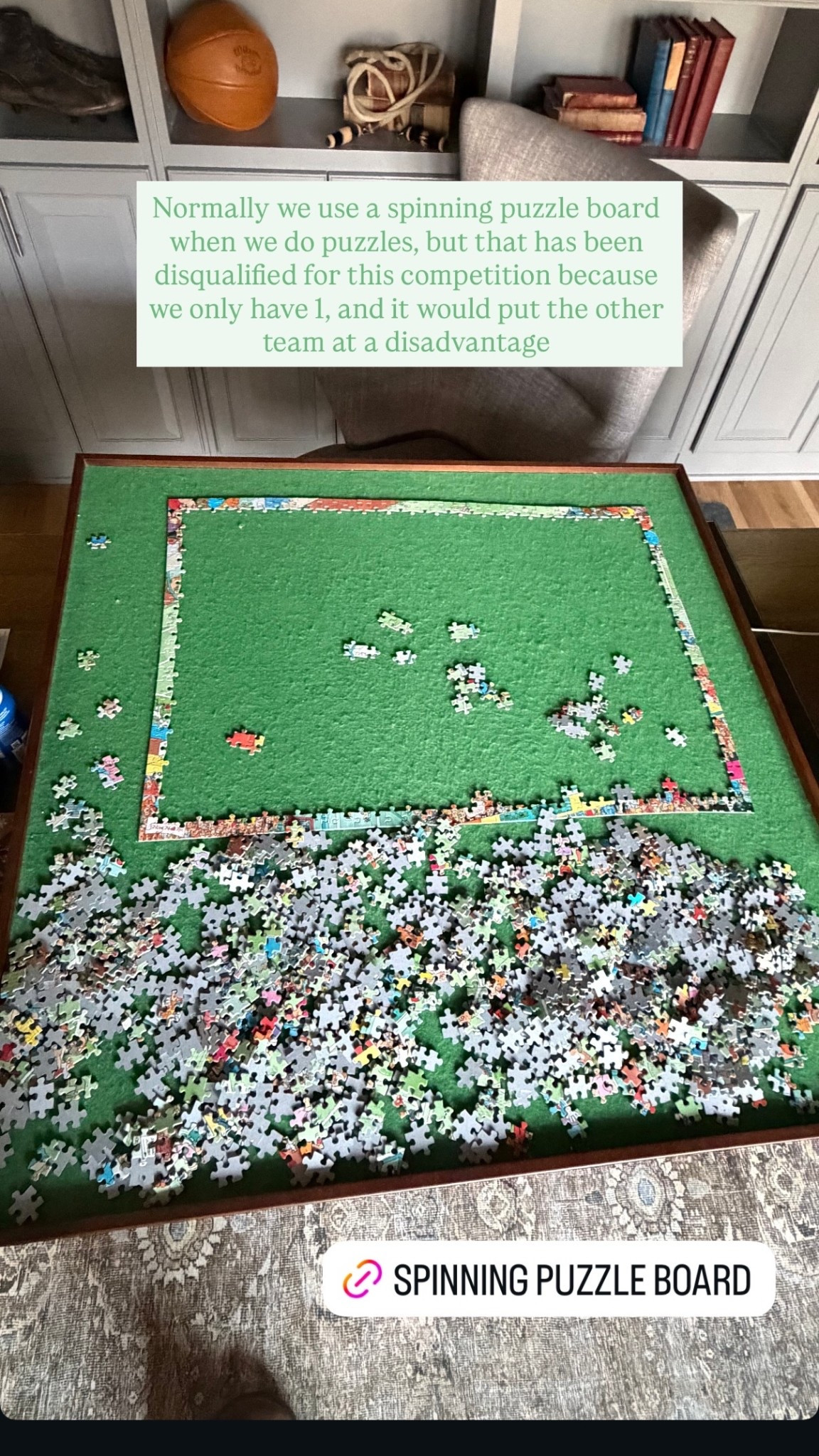 We are a big puzzling family and we love having this rotating board!

#LTKKids #LTKHome #LTKFindsUnder100