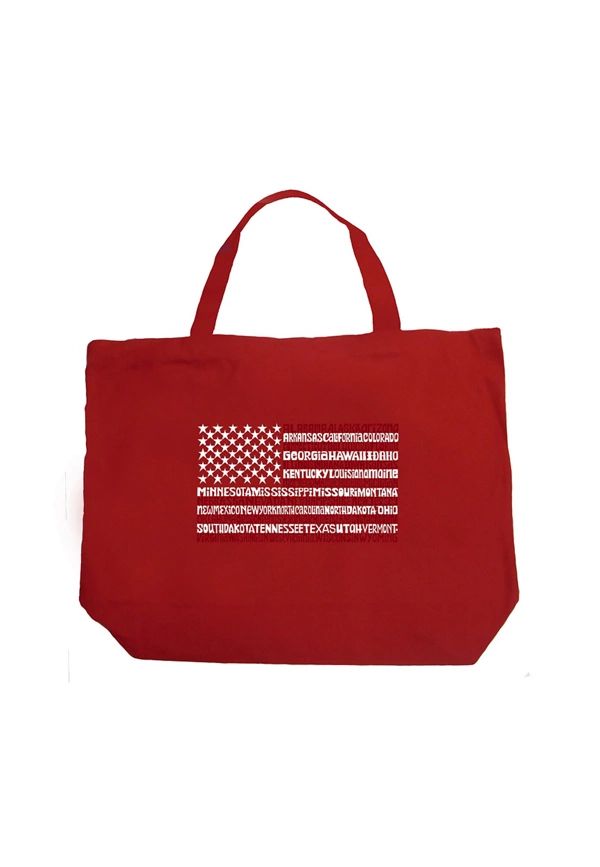 LA Pop Art Fifty States Large Word Tote | Maurices
