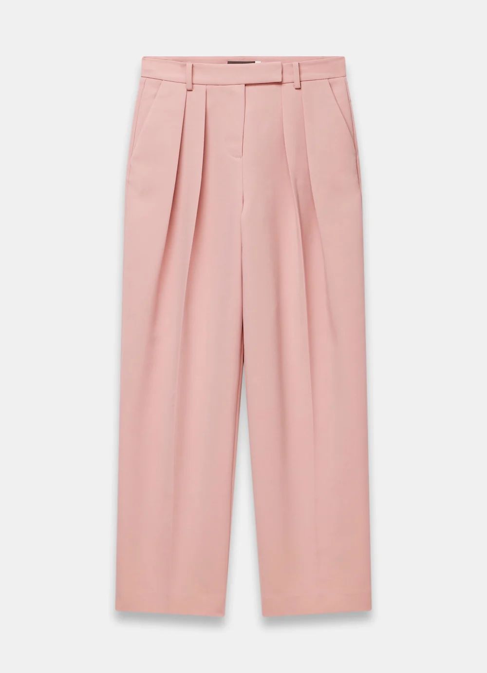 Pink Tailored Wide Trousers | Mint Velvet