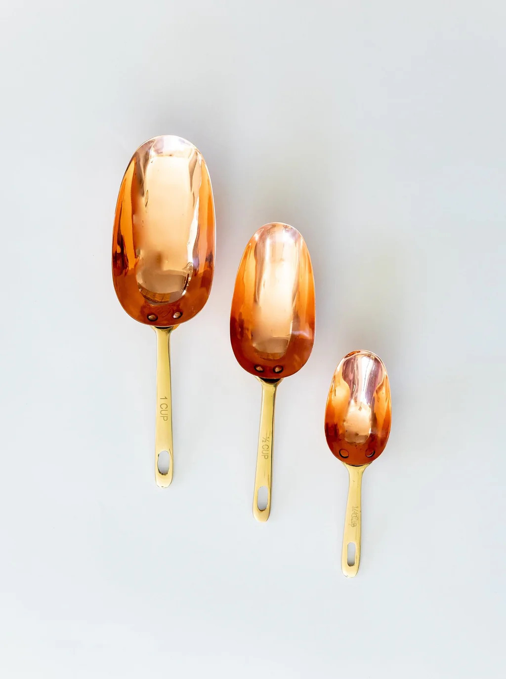 Copper Measuring Scoops | Set of 3 | House of Jade Home