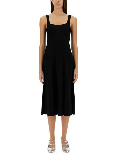 Fitted Black Midi Dress | Shop Simon