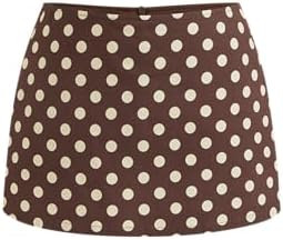 CIDER Skort Low Waist Mini Skirt Split Hem Short Denim Skort Skirts for Women Casual Mini Skirts | Amazon (US)