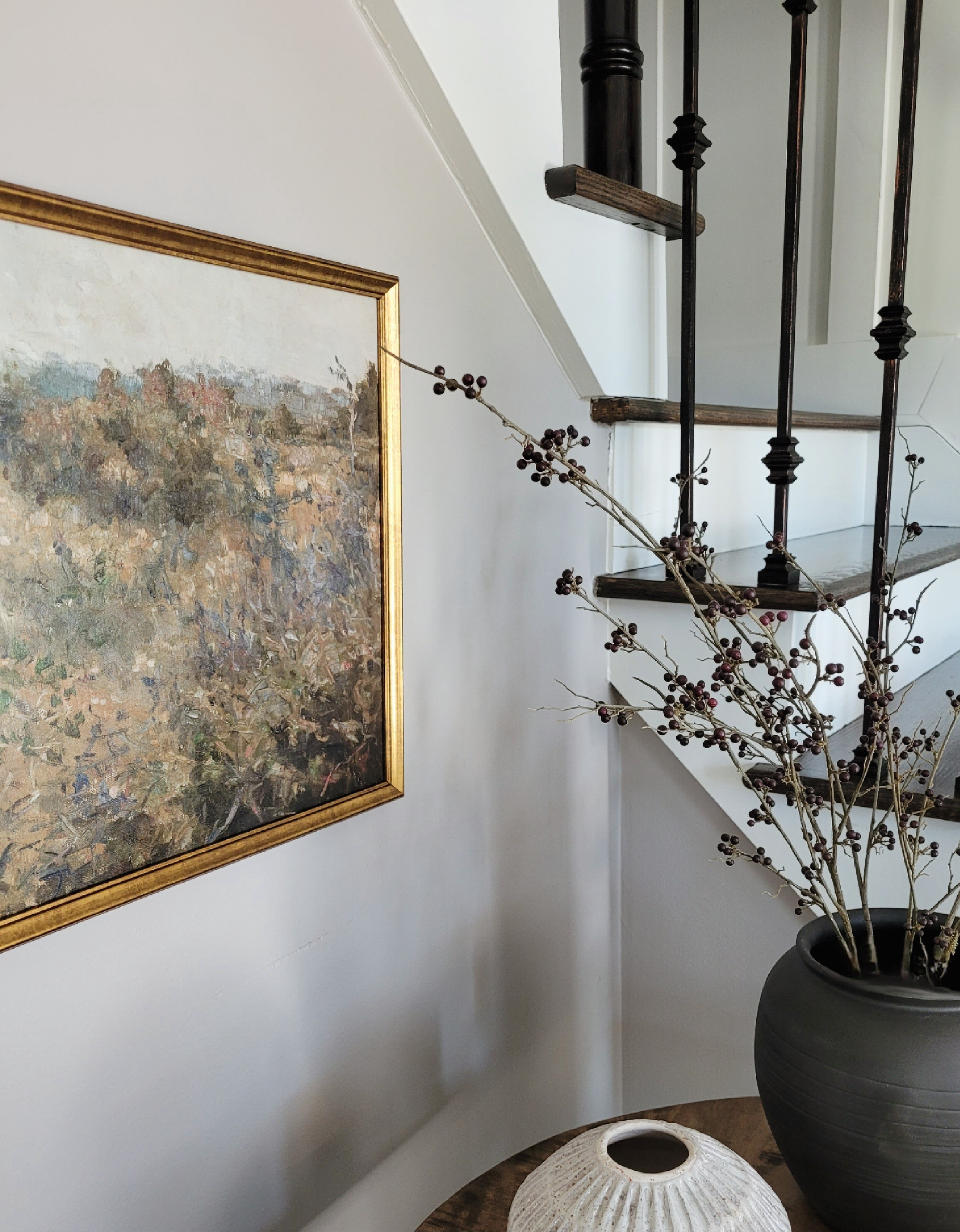This vintage style landscape art is finally back in stock! I've styled it all over my house - layered it as mantle decor,  living room,  entryway, console table, and as wall art. Perfect rich colors that works as fall decor and spring decor!

#LTKHome #LTKFindsUnder50 #LTKStyleTip