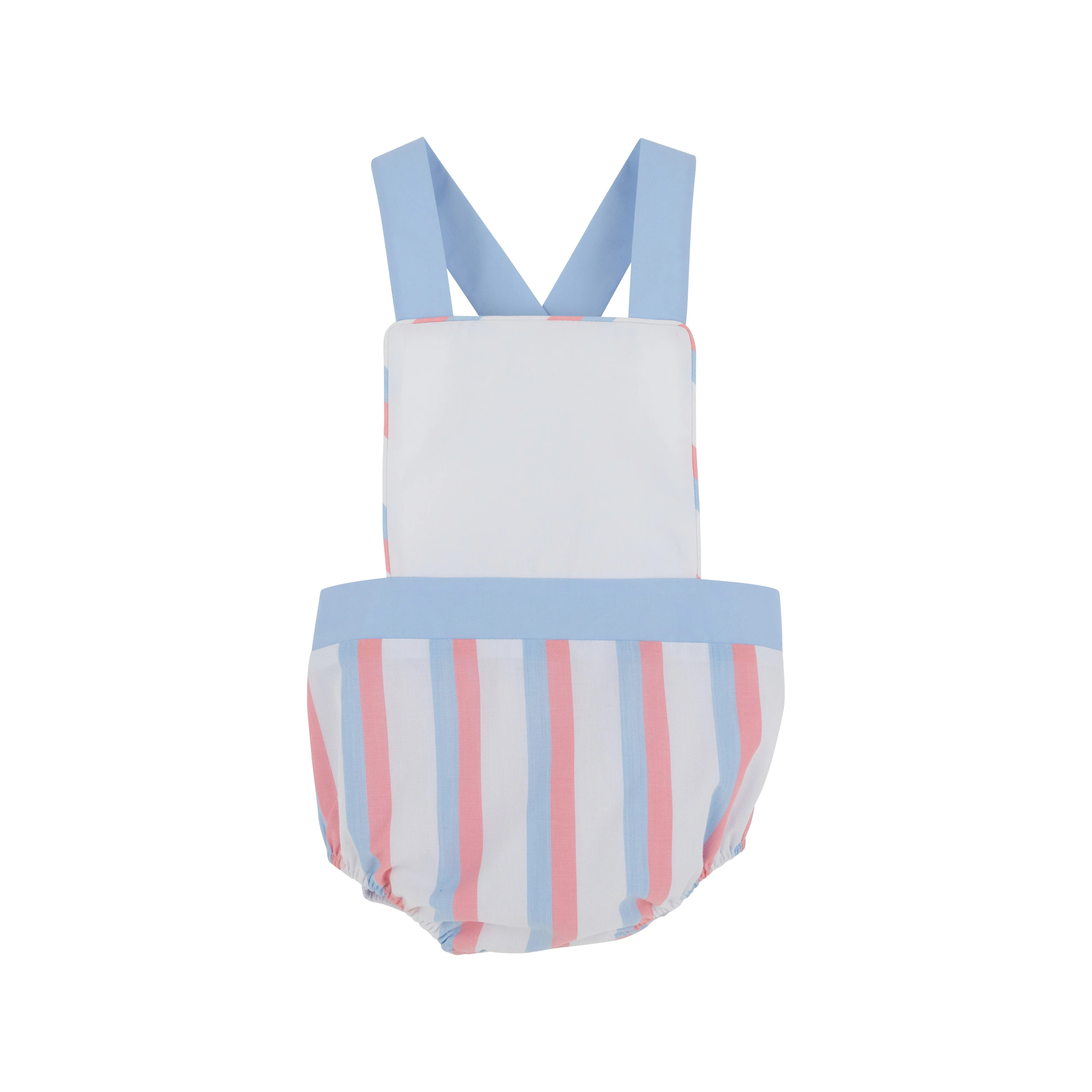 Sayre Sunsuit - New River Nautical Stripe with Worth Avenue White | The Beaufort Bonnet Company