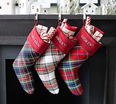 Plaid Stockings | Pottery Barn (US)