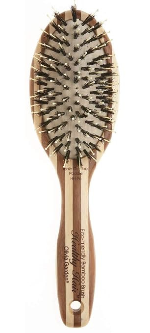 Olivia Garden Healthy Hair Eco-Friendly Bamboo Ionic Paddle Hair Brush | Amazon (US)