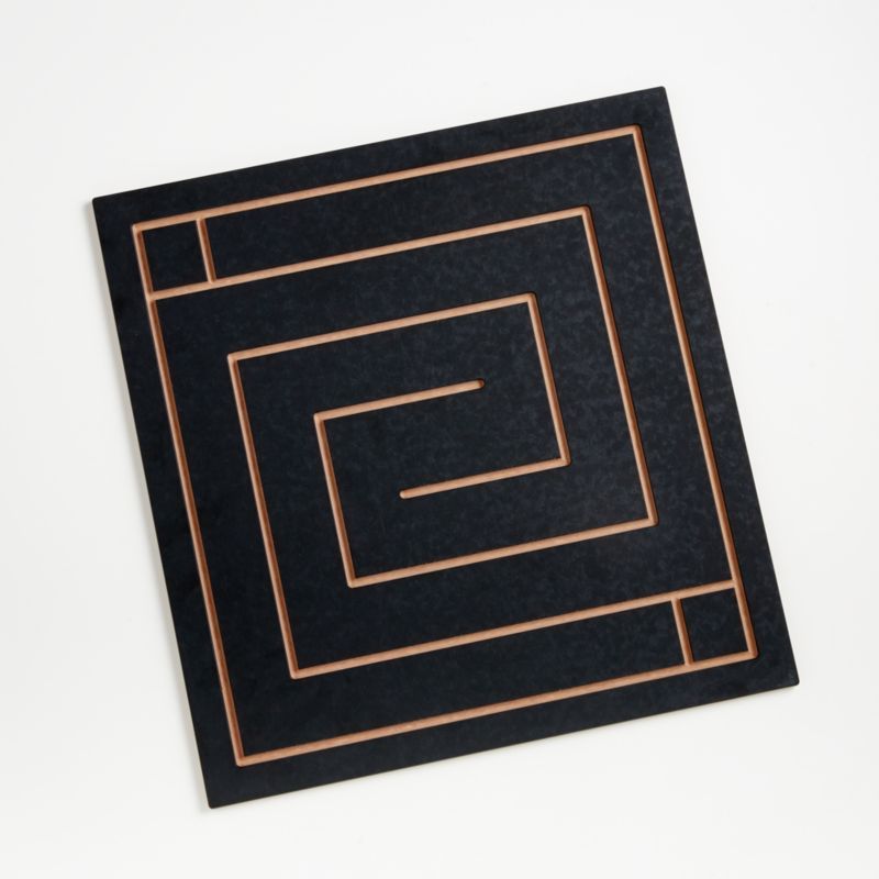 Epicurean x Frank Lloyd Wright Black Paper Composite Cutting Board/Cheese Serving Board + Reviews... | Crate & Barrel