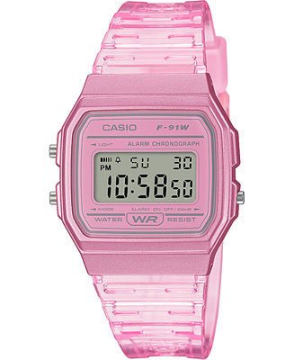 Unisex Digital Pink Jelly Strap Watch 35.2mm | Macys (US)