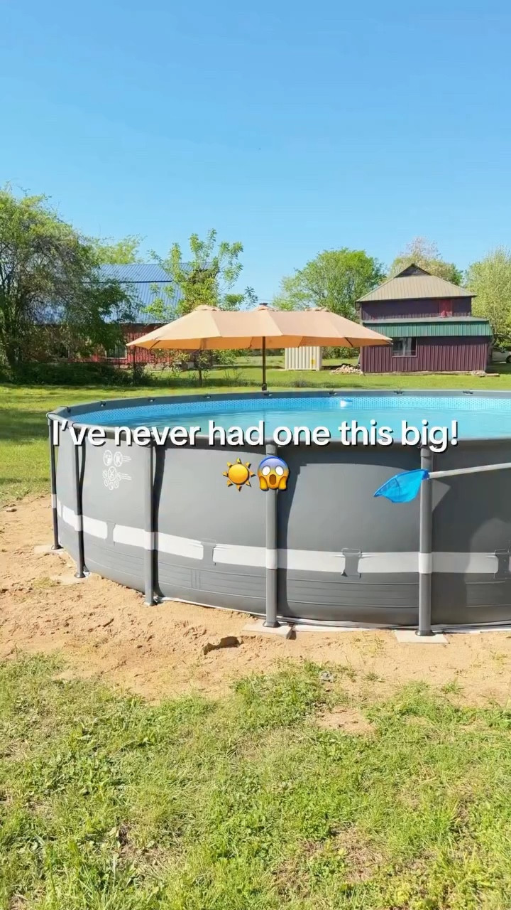 We finally got the pool set up and I’m not kidding… best decision ever 😍💦
It’s sturdy, easy to maintain, and makes our backyard feel like a mini vacation. Definitely doing summer at home this year ☀️

#abovegroundpool #backyardgoals #summervibes #poollife #ad