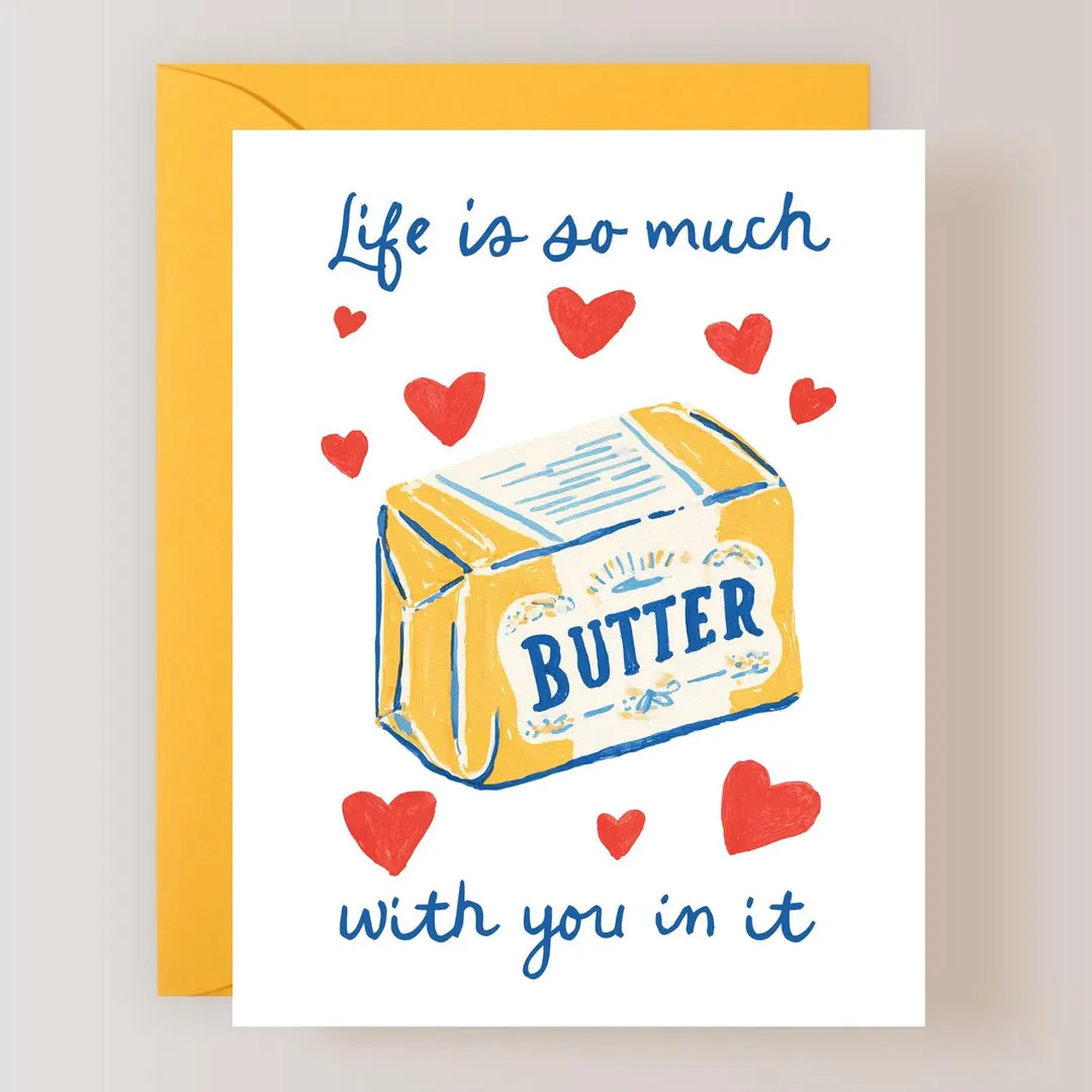 Punny Butter Card for Valentine's Day, Anniversary - (FPSVD0026) | Etsy (US)
