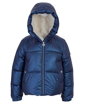 Toddler and Little Girls Hooded Puffer Jacket | Macy's