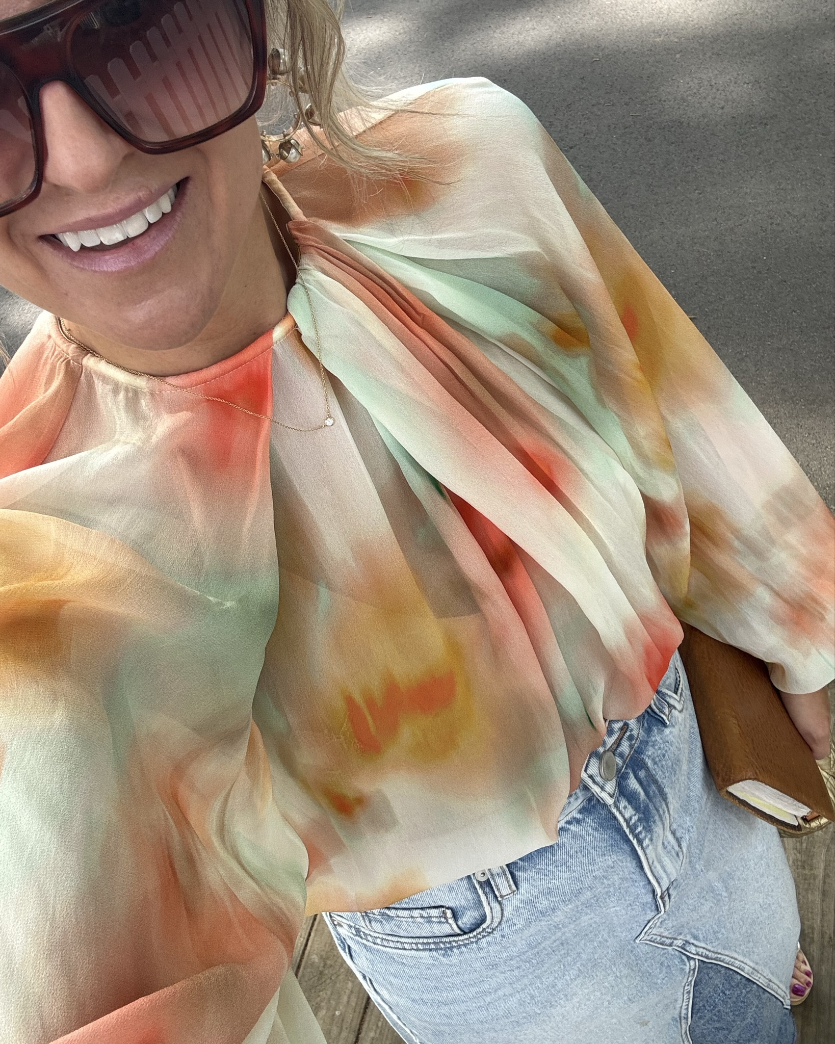 Spring Fashion
Sunday Church Style.  Love love love this silk top.  One to buy.  Lots of compliments.  I’m in XS 

#LTKSeasonal #LTKOver40 #LTKStyleTip