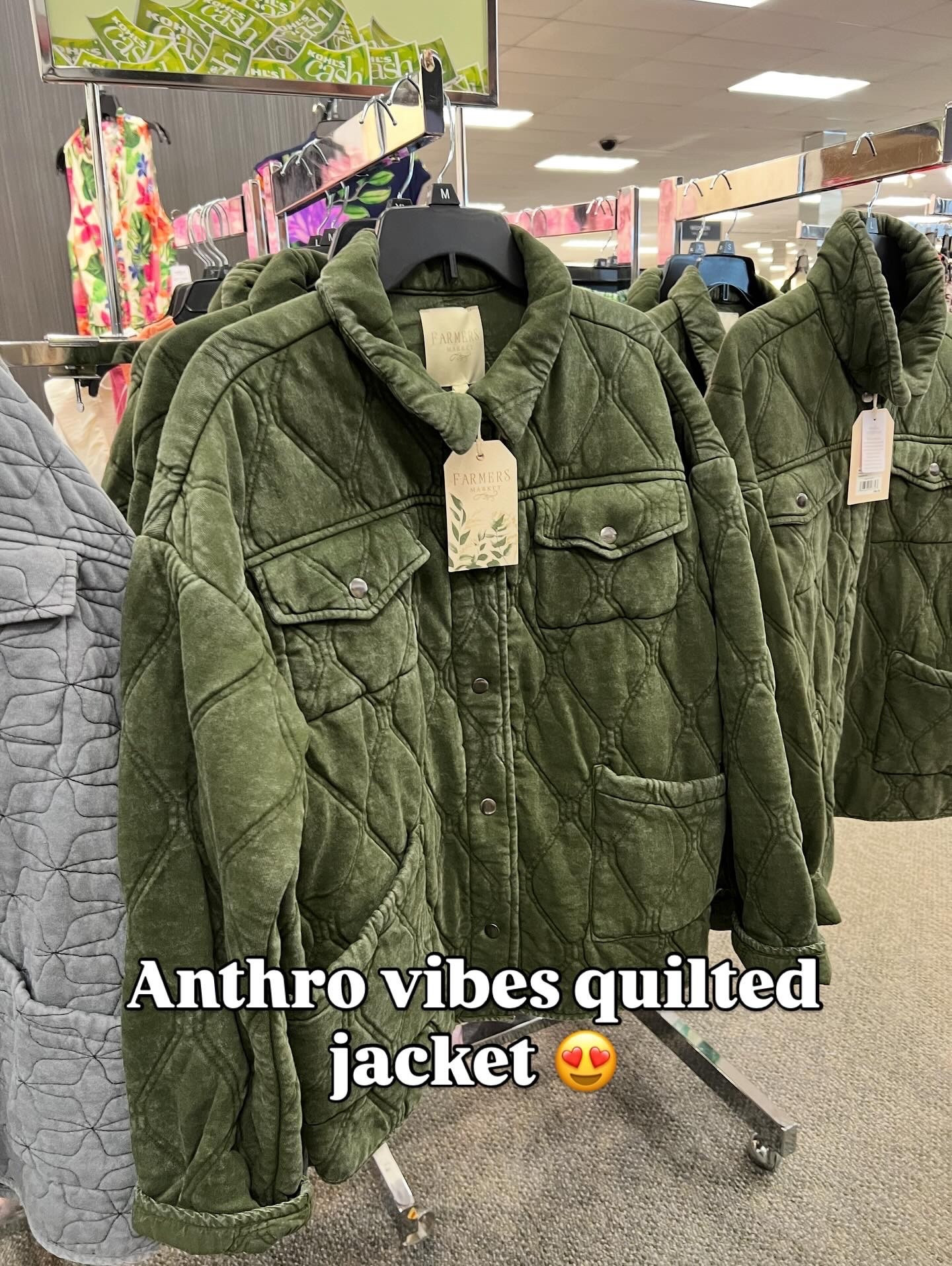 This quilted jacket at Kohl’s is really unique! Like something you’d see at Anthropologie. I could only find the gray online, check your store for the olive green. 

#LTKFindsUnder100 #LTKStyleTip #LTKFindsUnder50