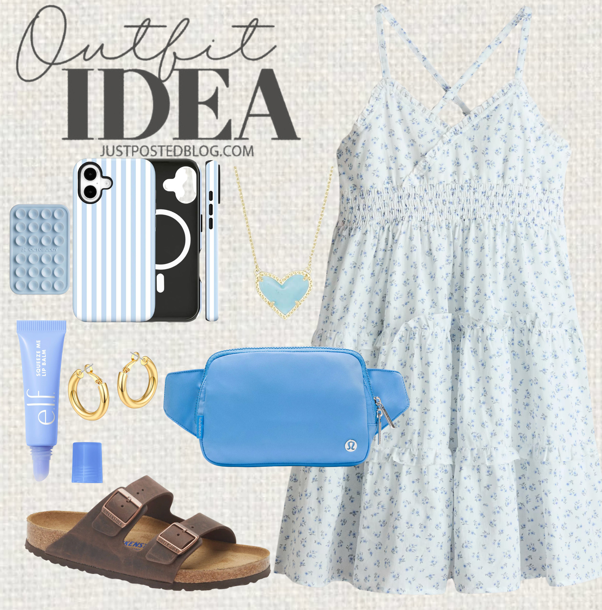 Tween or teen summer outfit idea 

 