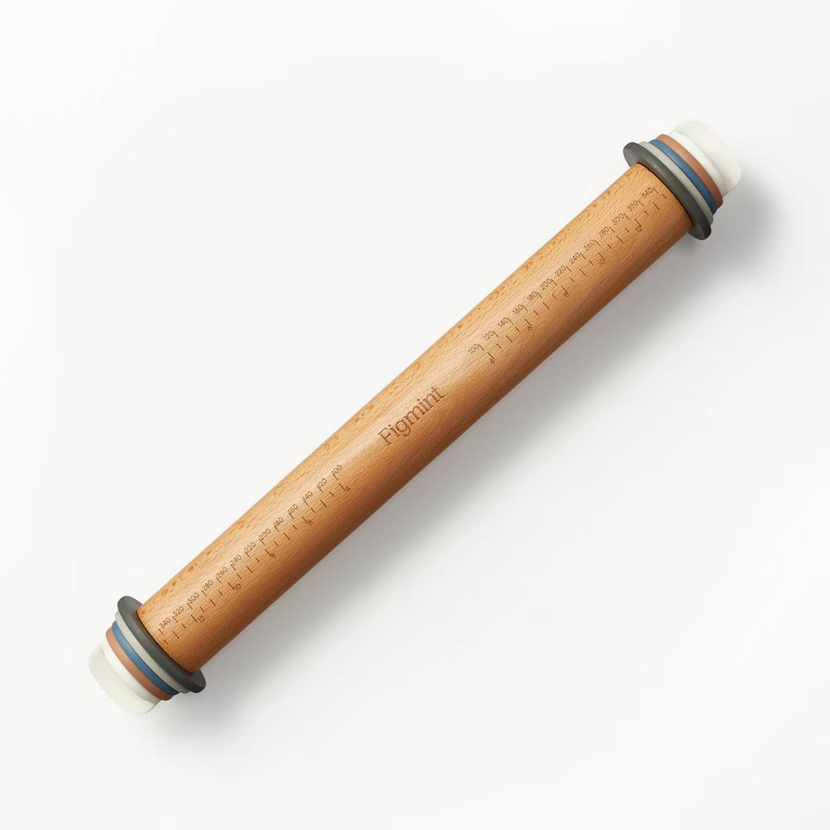 17.28" Adjustable Wood Rolling Pin Light Brown - Figmint™ | Target