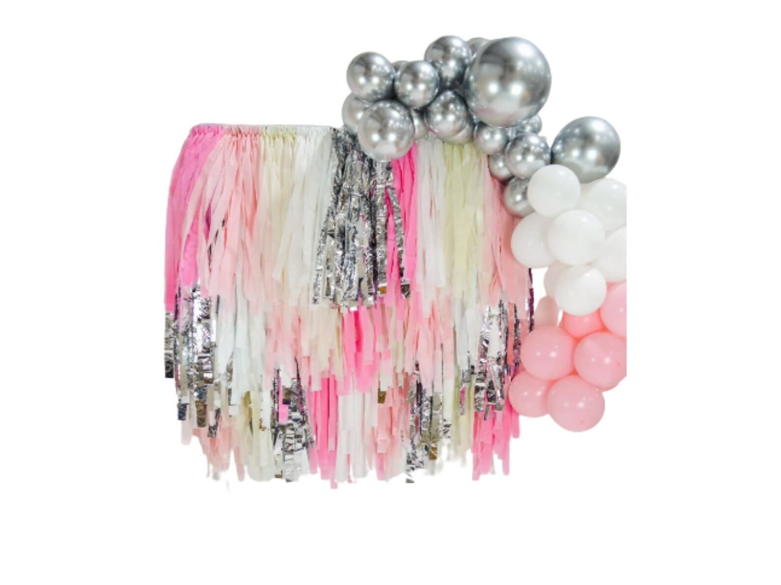 Sleigh Ride Fringe Backdrop Pink Christmas Decor Girly - Etsy | Etsy (US)