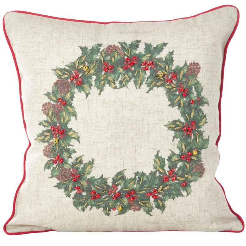Saro Holly Square Pillow Cover & Insert & Reviews | Wayfair | Wayfair North America
