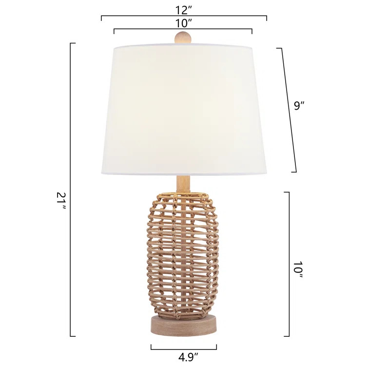 Arcola Rattan Table Lamp | Wayfair North America